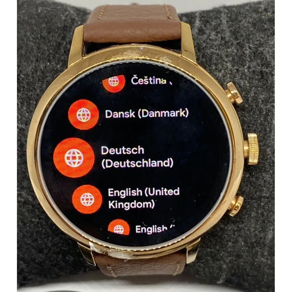 Fossil Gen 4 Authentic Digital Dial Smart Watch Custom Band FTW6018 LT287